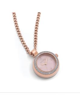 Invicta Mini 49933 Relógio Feminino - Movimento de Quartzo - Aço Inoxidável com Mostrador em Ouro Rosa - 22 mm