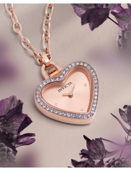 Invicta Mini 49939 Damenarmbanduhr - Quarzwerk - Edelstahl mit Zifferblatt in Roségold - 27 mm