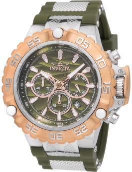 Invicta Subaqua - Poseidon 48555 Relógio Masculino - Movimento Quartz - Aço Inoxidável com Mostrador Verde - 55 mm