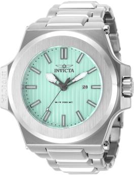 Invicta Akula 49069 Relógio Masculino - Movimento de Quartzo - Aço Inoxidável com Mostrador Azul - 58 mm