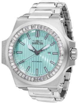 Invicta Akula 49133 Relógio Masculino - Movimento Quartzo - Aço Inoxidável com Mostrador Azul - 58 mm