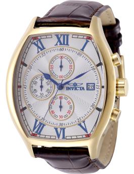Invicta Specialty 49840 Relógio Masculino - Movimento de Quartzo - Aço Inoxidável com Mostrador Prateado - 43 mm