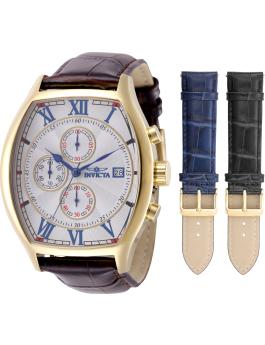 Invicta Specialty 49840 Relógio Masculino - Movimento de Quartzo - Aço Inoxidável com Mostrador Prateado - 43 mm