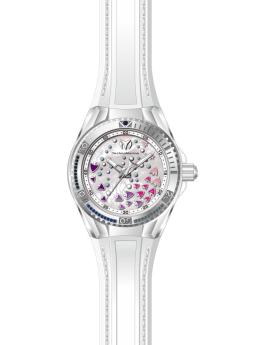 TechnoMarine Cruise TM-125003 Reloj de Mujer - Movimiento de Cuarzo - Acero Inoxidable con Esfera Blanca - 40 mm