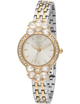 Invicta Wildflower 69107 Orologio da Donna - Movimento al Quarzo - Metallo con Quadrante Bianco - 30 mm