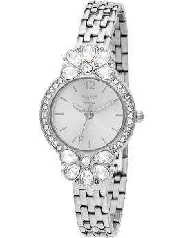 Invicta Wildflower 69111 Orologio da Donna - Movimento al Quarzo - Metallo con Quadrante Bianco - 30 mm