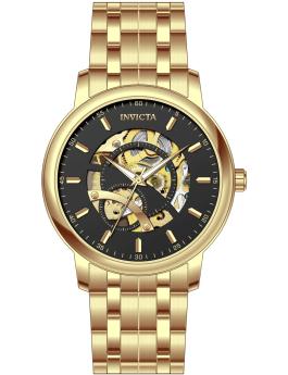Invicta Objet D Art 69121 Reloj de Hombre - Movimiento Automático - Acero Inoxidable con Esfera Negra - 42 mm