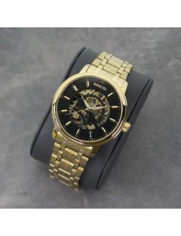 Invicta Objet D Art 69121 Reloj de Hombre - Movimiento Automático - Acero Inoxidable con Esfera Negra - 42 mm