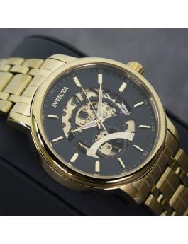 Invicta Objet D Art 69121 Orologio da Uomo - Movimento Automatico - Acciaio Inossidabile con Quadrante Nero - 42 mm