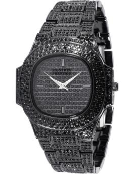 Montres Prestige Classic MPW-0164 Moška ura - Quartz mehanizem - Kovina s črno številčnico - 42 mm