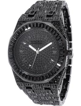 Montres Prestige MPW-0165 Ανδρικό ρολόι - Μηχανισμός Quartz - με μαύρο καντράν - 42 mm