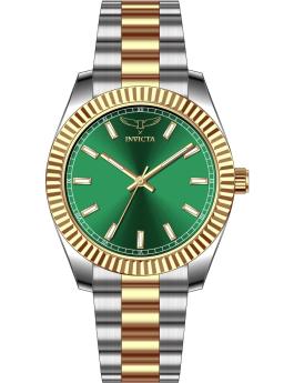 Invicta Specialty 69012 Relógio Masculino - Movimento Quartz - Aço Inoxidável com Mostrador Verde - 40 mm