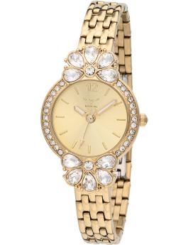 Invicta Wildflower 69103 Orologio da Donna - Movimento al Quarzo - Metallo con Quadrante Dorato - 30 mm