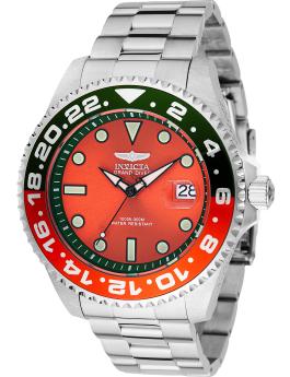 Invicta Grand Diver - Miami Edition 49118 Men's Watch - Automatic Movement - Stainless Steel with Orange Dial - 47 mm