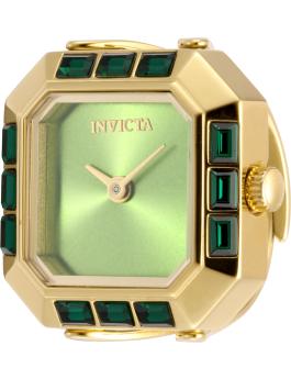Invicta Mini 49583 Relógio Feminino - Movimento de Quartzo - Aço Inoxidável com Mostrador Verde - 21 mm