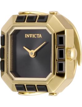 Invicta Mini 49584 Relógio Feminino - Movimento de Quartzo - Aço Inoxidável com Mostrador Preto - 21 mm