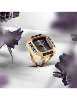 Invicta Mini 49584 Relógio Feminino - Movimento de Quartzo - Aço Inoxidável com Mostrador Preto - 21 mm