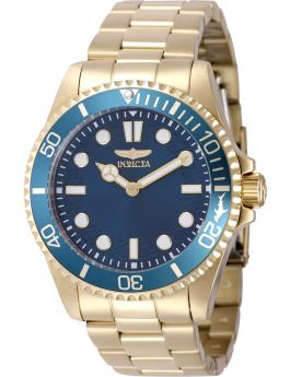 Invicta Pro Diver 49699 Men's Watch - Quartz Movement - Stainless Steel with Blue Dial - 43 mm
