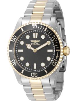 Invicta Pro Diver 49706 Men's Watch - Quartz Movement - Stainless Steel with Grey Dial - 43 mm