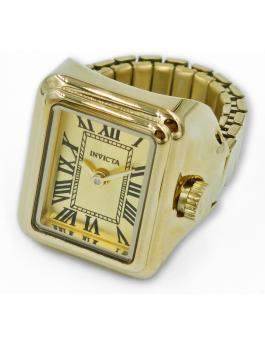Invicta Mini 49895 Relógio Feminino - Movimento de Quartzo - Aço Inoxidável com Mostrador Dourado - 18 mm