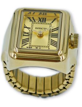 Invicta Mini 49895 Relógio Feminino - Movimento de Quartzo - Aço Inoxidável com Mostrador Dourado - 18 mm