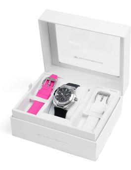 TechnoMarine Cruise TM-124021 Relógio Feminino - Movimento de Quartzo - Aço Inoxidável com Mostrador Preto - 40 mm