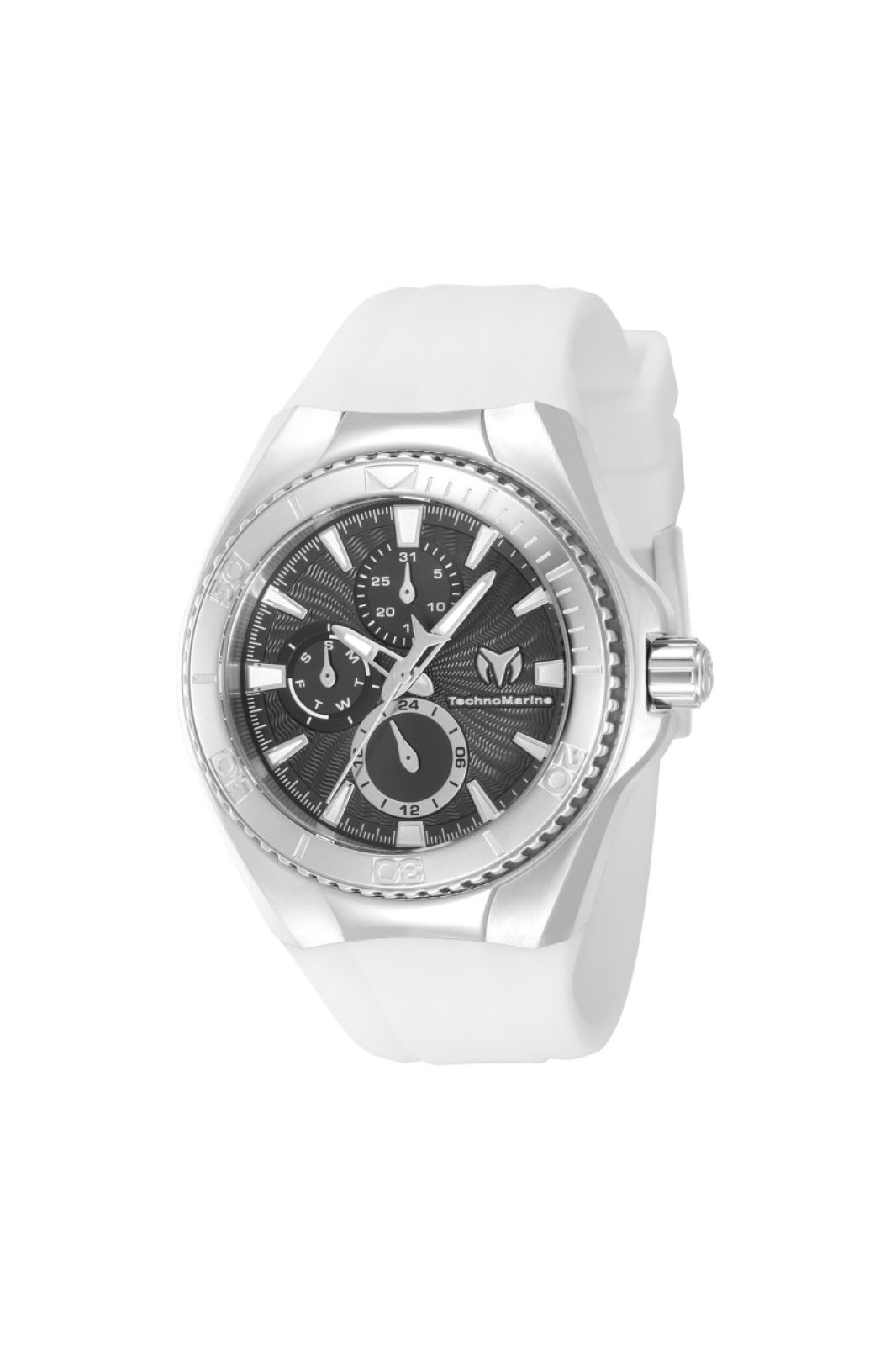 TechnoMarine Cruise TM-124021 Relógio Feminino - Movimento de Quartzo - Aço Inoxidável com Mostrador Preto - 40 mm