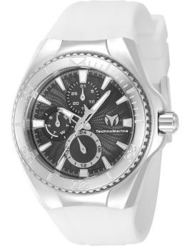 TechnoMarine Cruise TM-124021 Relógio Feminino - Movimento de Quartzo - Aço Inoxidável com Mostrador Preto - 40 mm