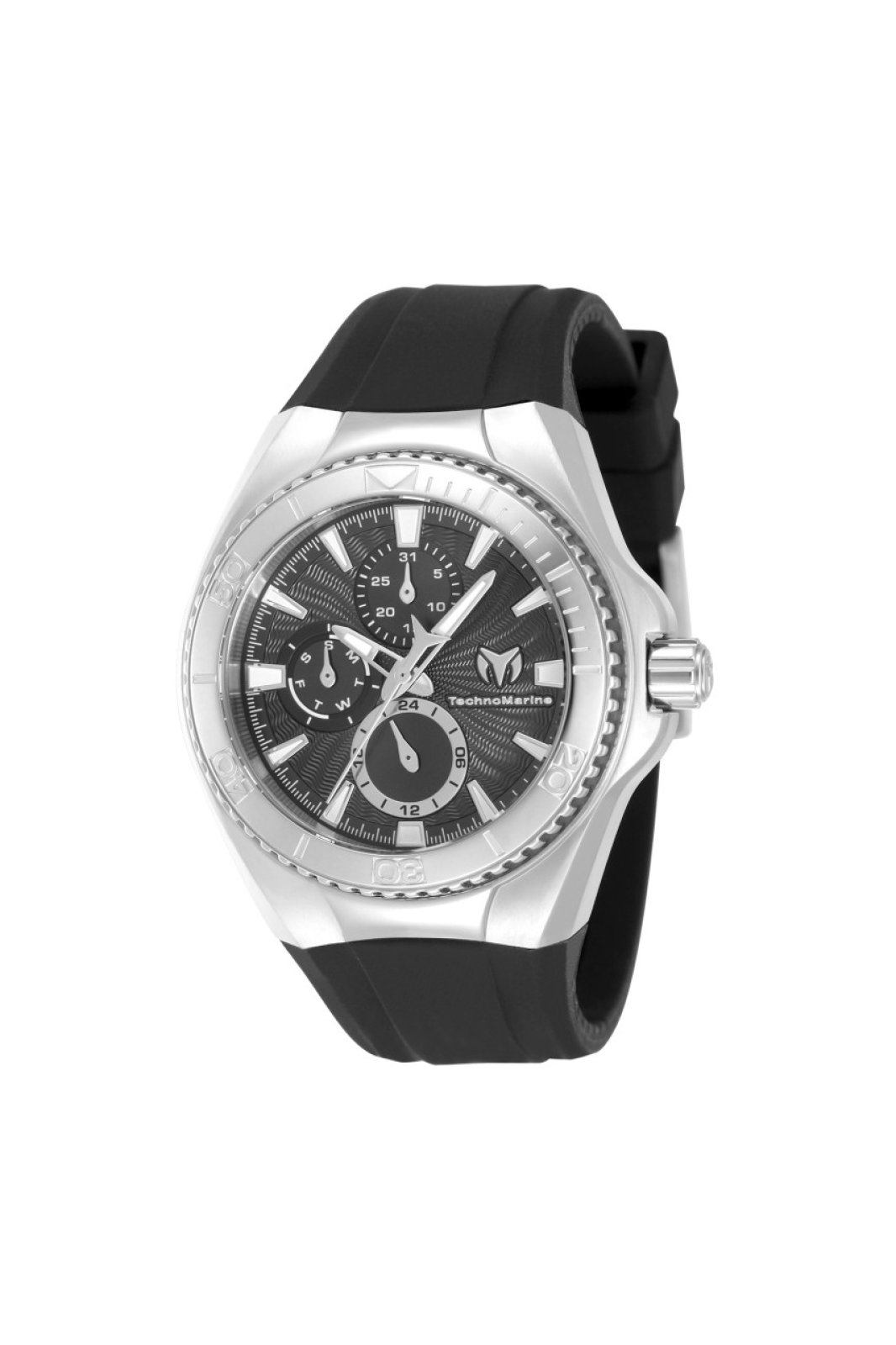 TechnoMarine Cruise TM-124021 Relógio Feminino - Movimento de Quartzo - Aço Inoxidável com Mostrador Preto - 40 mm