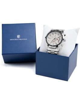 Montres Prestige Classic MPW-0097 Relógio Masculino - Movimento Quartz - Metal com Mostrador Prateado - 46 mm