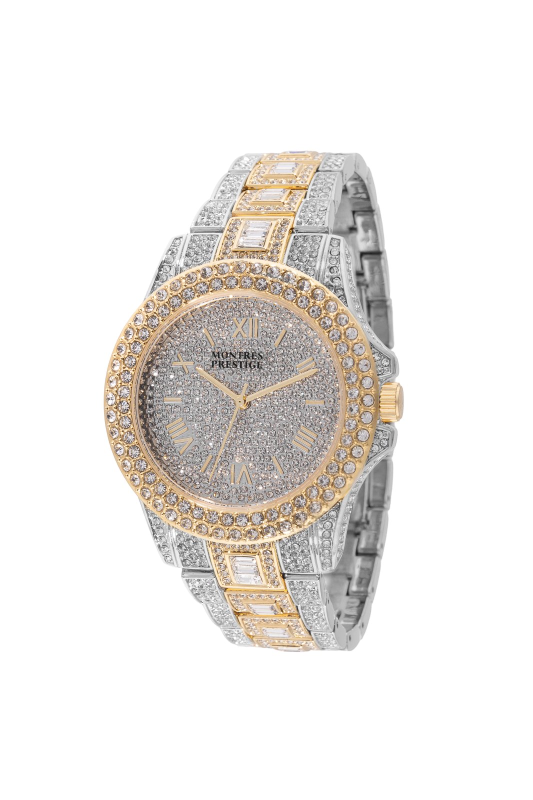 Montres Prestige Classic MPW-0168 Herrklocka - Quartz-urverk - Metall med Silver urtavla - 44 mm