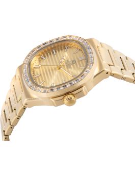 Montres Prestige Classic MPW-0323 Reloj de Hombre - Movimiento de Cuarzo - Metal con Esfera Dorada - 40 mm