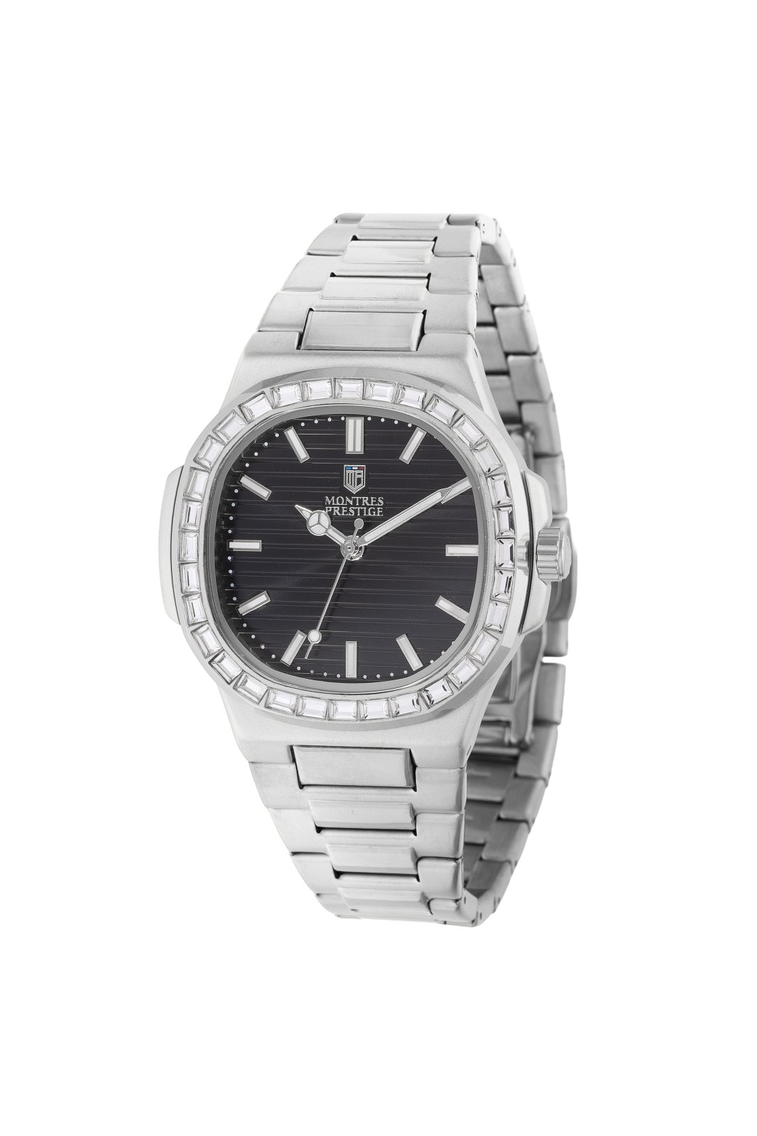 Montres Prestige Classic MPW-0328 Reloj de Hombre - Movimiento de Cuarzo - Metal con Esfera Gris - 40 mm