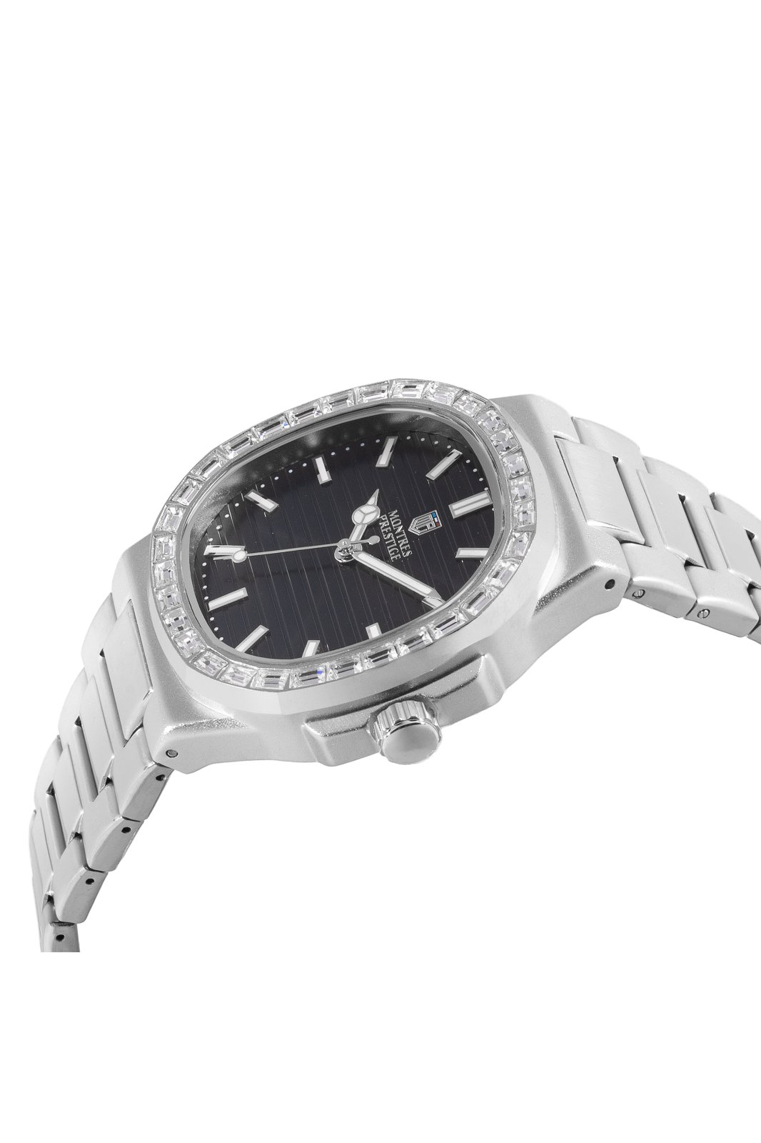Montres Prestige Classic MPW-0328 Reloj de Hombre - Movimiento de Cuarzo - Metal con Esfera Gris - 40 mm