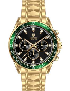 Montres Prestige MPW-0341 Férfi óra - Quartz szerkezet - fekete számlappal - 44 mm