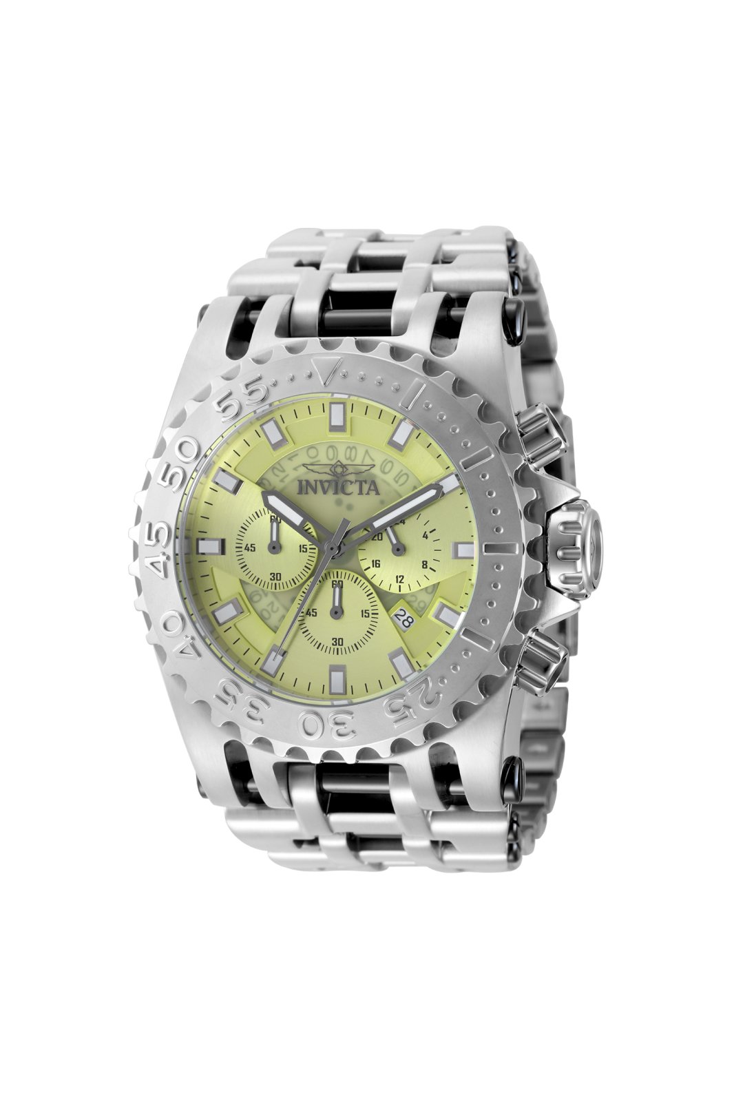 Invicta Coalition Forces 49759 Moška ura - Quartz mehanizem - Nerjaveče jeklo z zelenim številčnico - 50 mm