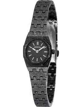 Invicta Mini 49873 Damenarmbanduhr - Quartz Bewegung - Edelstahl mit Schwarzem Zifferblatt - 19 mm