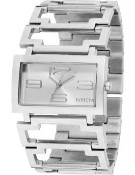 Invicta Angel 50169 Reloj de Mujer - Movimiento de Cuarzo - Acero Inoxidable con Esfera Plateada - 36 mm
