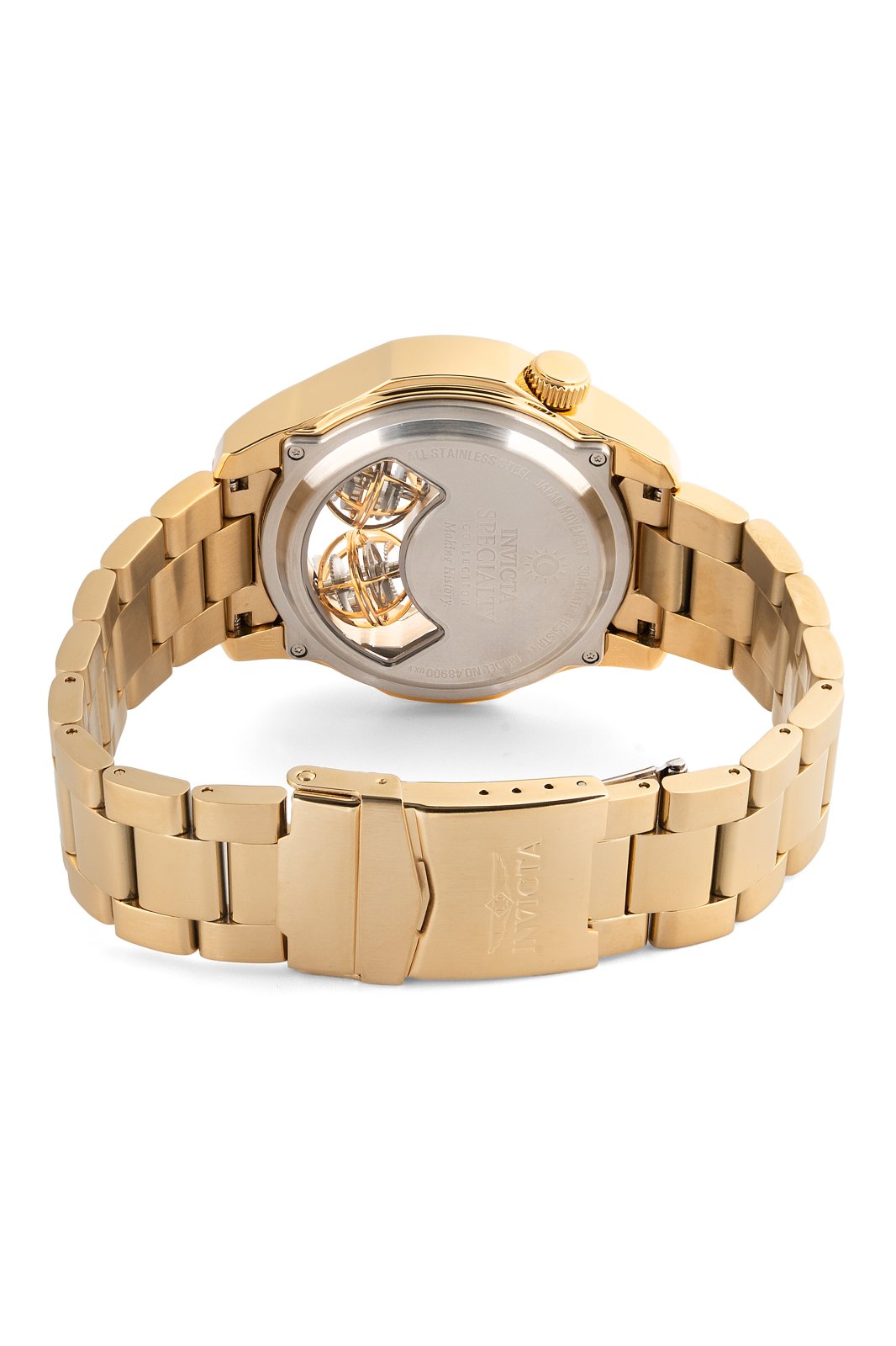 Invicta Specialty 48900 Montre Homme - Mouvement Quartz - Acier Inoxydable avec Cadran Argenté - 46 mm