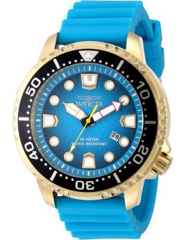 Invicta Pro Diver 49548 Reloj de Hombre - Movimiento de Cuarzo - Acero Inoxidable con Esfera Azul - 48 mm