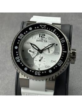 Invicta Pro Diver 49562 Reloj de Hombre - Movimiento de Cuarzo - Acero Inoxidable con Esfera Plateada - 52 mm