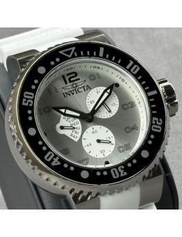 Invicta Pro Diver 49562 Reloj de Hombre - Movimiento de Cuarzo - Acero Inoxidable con Esfera Plateada - 52 mm