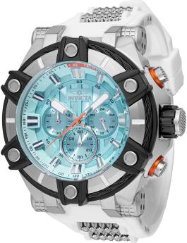 Invicta Bolt 49805 Men's Watch - Quartz Movement - Stainless Steel with Blue Dial - 52 mm