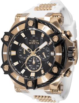 Invicta Bolt 49806 Orologio da Uomo - Movimento al Quarzo - Acciaio Inossidabile con Quadrante Nero - 52 mm