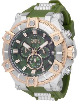 Invicta Bolt 49809 Orologio da Uomo - Movimento al Quarzo - Acciaio Inossidabile con Quadrante Verde - 52 mm
