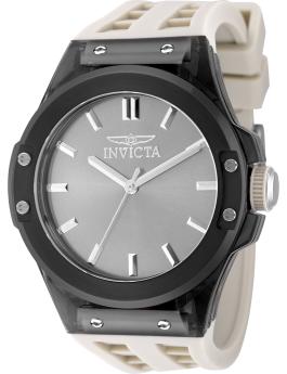Invicta Sea Base 50009 Relógio Masculino - Movimento Quartz - Plástico com Mostrador Prateado - 45 mm
