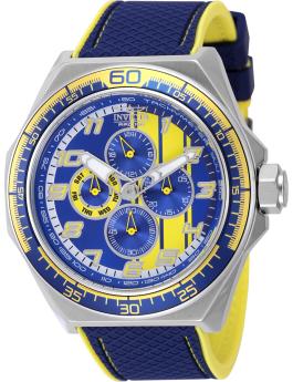 Invicta Racing 50041 Men's Watch - Quartz Movement - Stainless Steel with Blue Dial - 50 mm