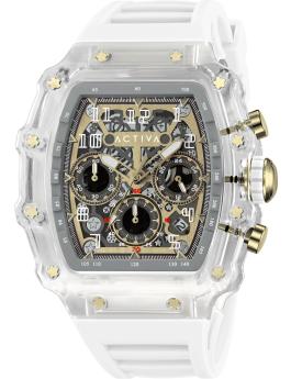 Activa Essentials ACW2305-023 Herrenuhr - Quarzwerk - Kunststoff mit silbernem Zifferblatt - 44 mm