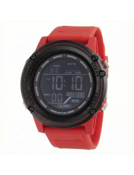 Activa Digital Essentials ACW8125-005 Reloj de Hombre - Movimiento de Cuarzo - Plástico con Esfera Negra - 52 mm
