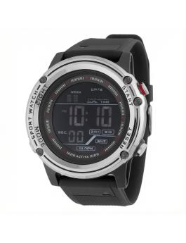 Activa Digital ACW8125-006 Reloj de Hombre - Movimiento Digital - Plástico con Esfera Negra - 52 mm